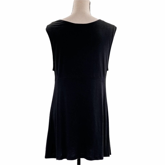 DAISY Fuentes Moda Cowl Neck Sleeveless Tunic Top - Picture 2 of 11